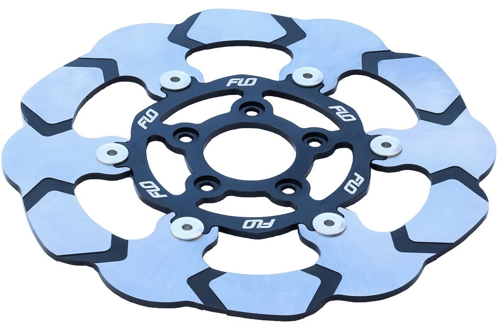 FLO Motorsports M/D Floating Rotor 11.5 Front Gold for Harley Davidson FLHR and FLHTC Models