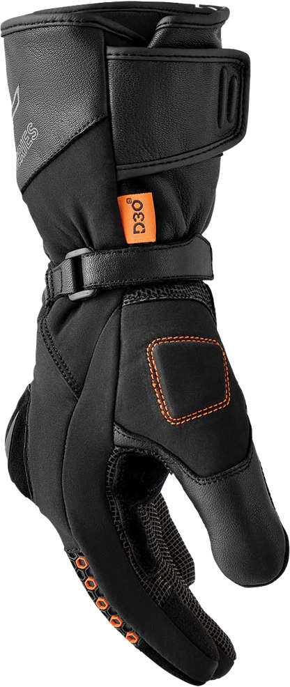 RST Artic D3O Waterproof Gloves Black Textile XS – Cold-Weather Adventure Touring Gear