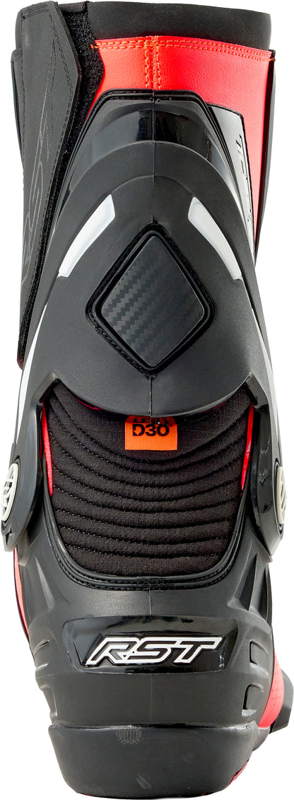 RST Tractech Evo D3o Motorcycle Boots Black and Flo Red 13 – Part Number 103700F.RED-47
