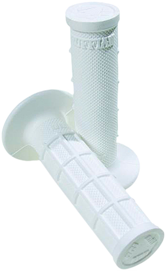 ODI Pro Edition Half Waffle Grips - White (Part #H01RFSW)