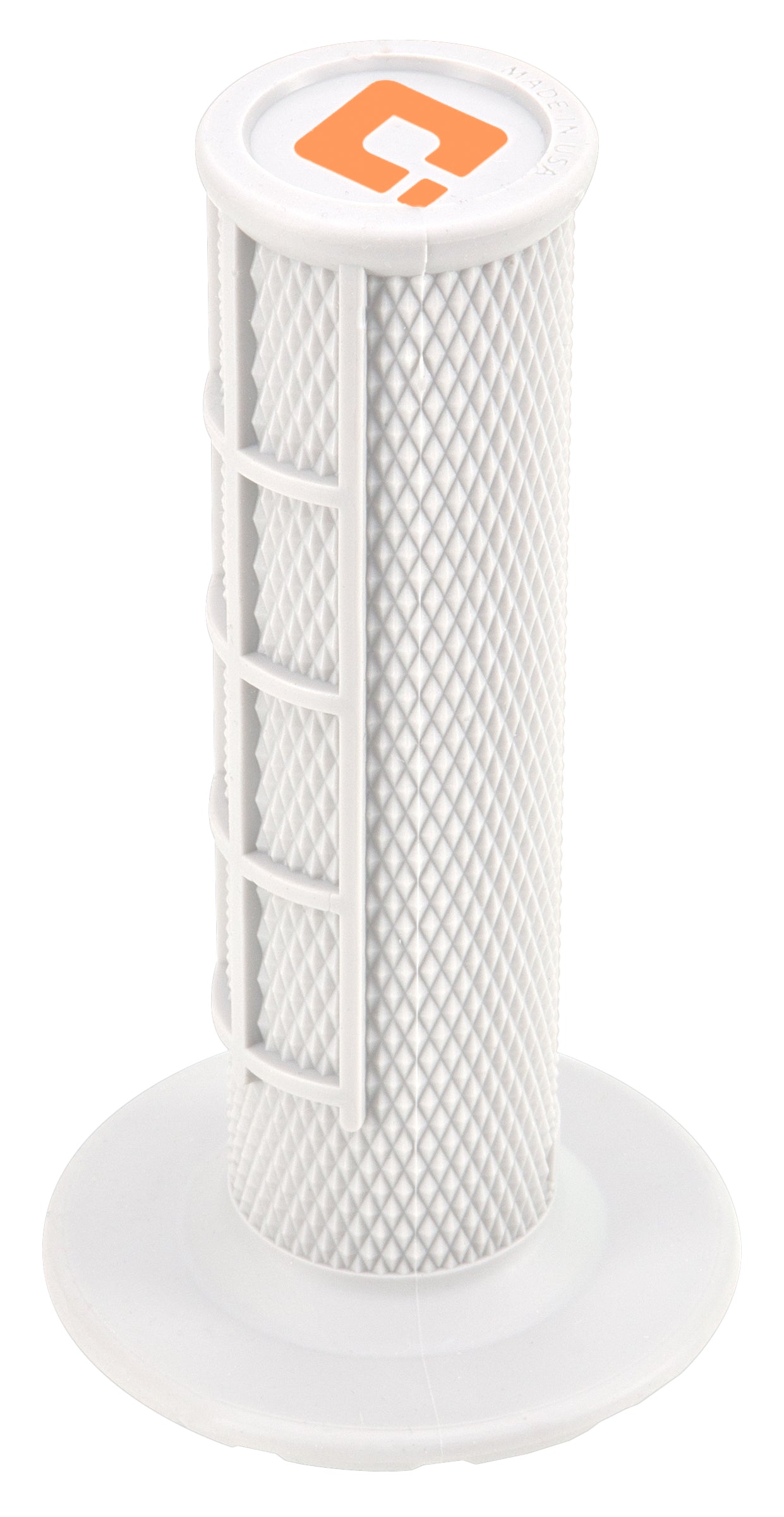 ODI Pro Edition Half Waffle Grips - White (Part #H01RFSW)