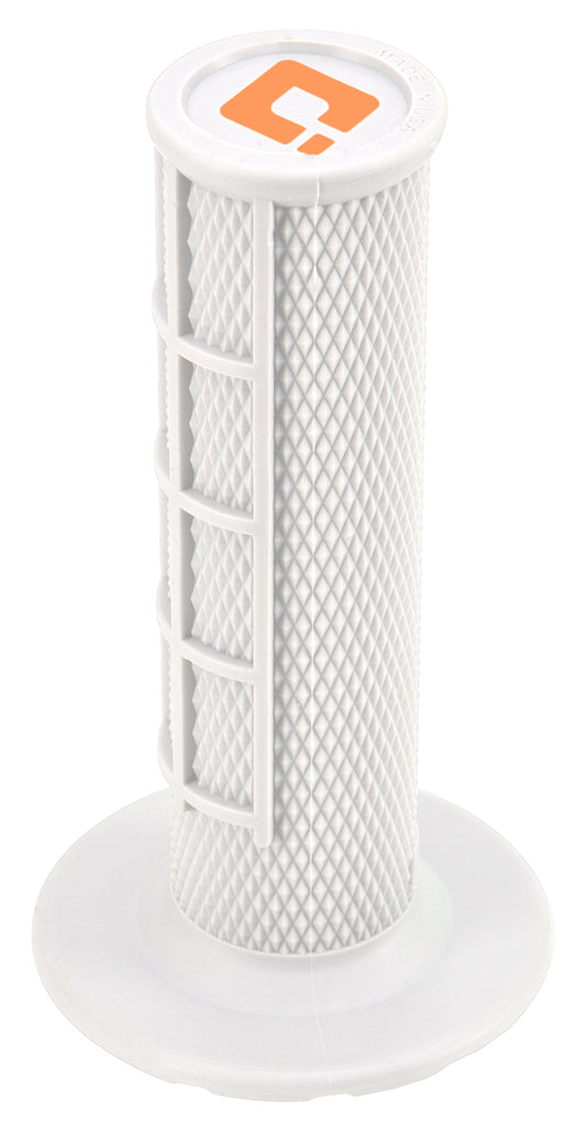 ODI Pro Edition Half Waffle Grips - White (Part #H01RFSW)