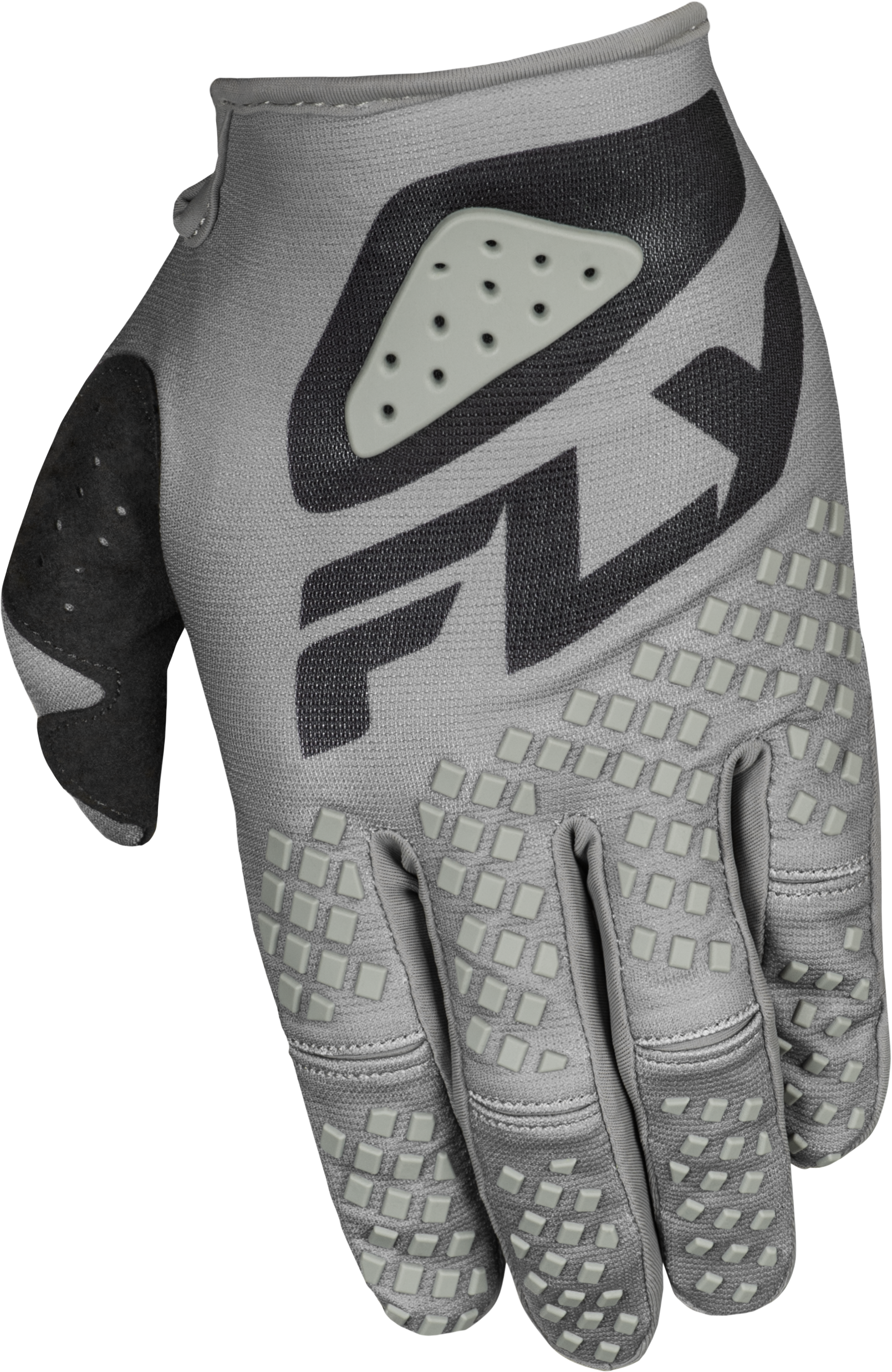 Fly Racing Kinetic Sym Gloves Grey/Black - Part Number 378-4123X