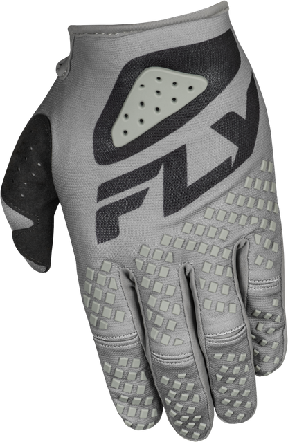 Fly Racing Kinetic Sym Gloves Grey/Black - Part Number 378-4123X