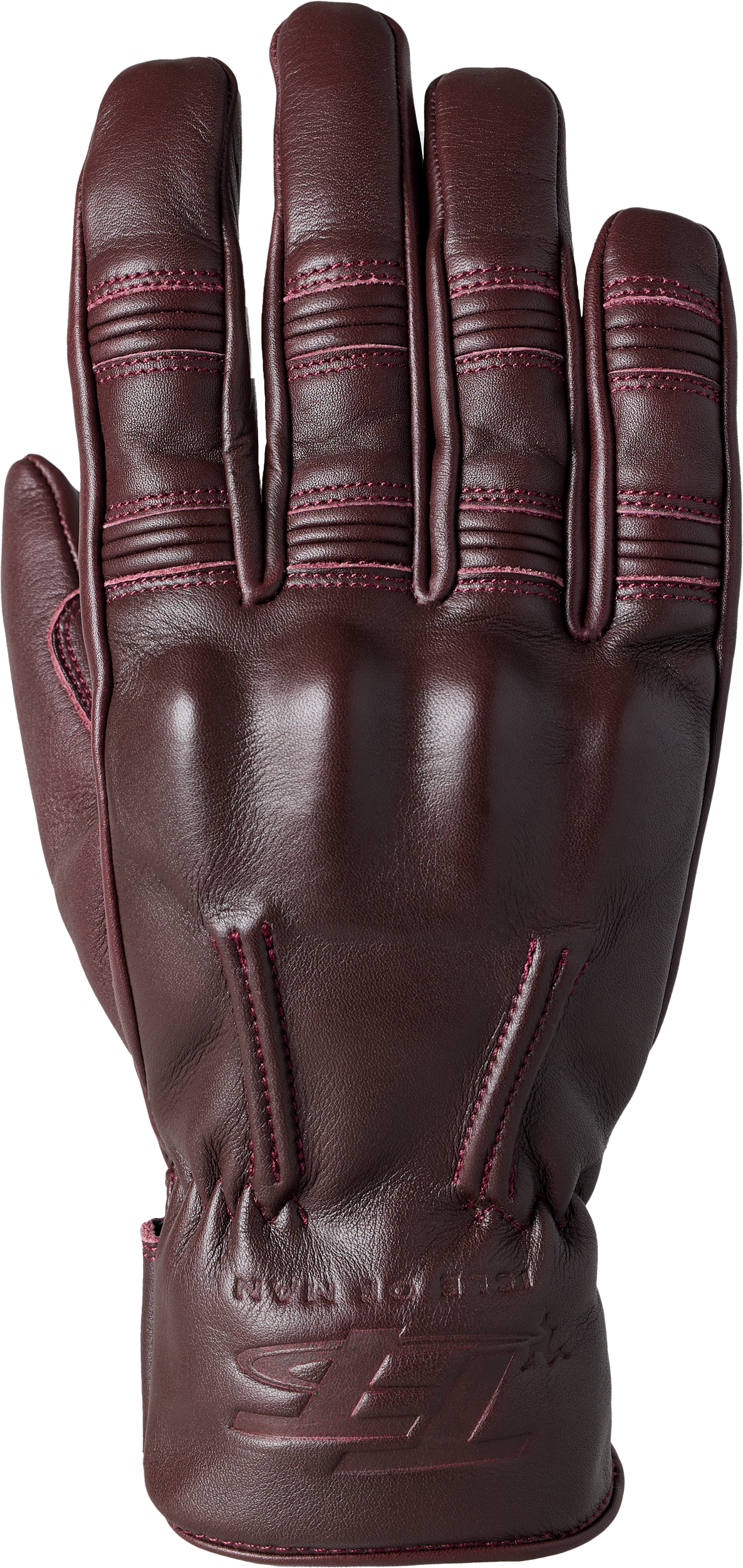 RST Iom TT Hillberry 2 CE Leather Motorcycle Gloves - Oxblood, Small