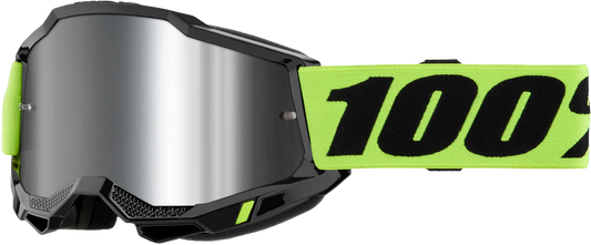 100-Percent Accuri 2 Jr. Goggle with Yellow Mirror Silver Lens
