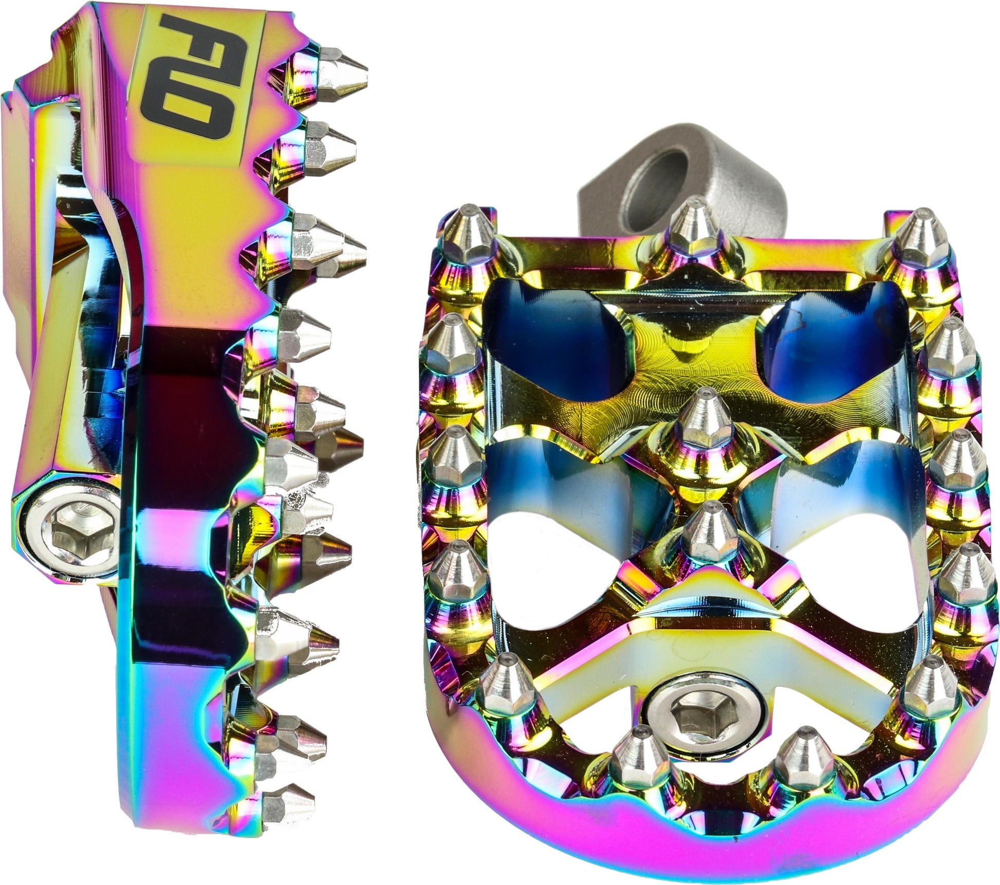FLO MOTORSPORTS Moto Style Footpeg Set Jet Fuel 2" x 3.125" for Harley Davidson XG & XL Models