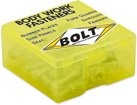 BOLT Full Plastic Fastener Kit for Suzuki RM-Z250 and RM-Z450 (Part SUZ-PFK1)