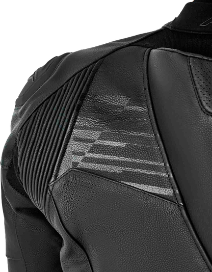 RST TracTech Evo D3O Leather Motorcycle Jacket Black - Part 103635BLK-56