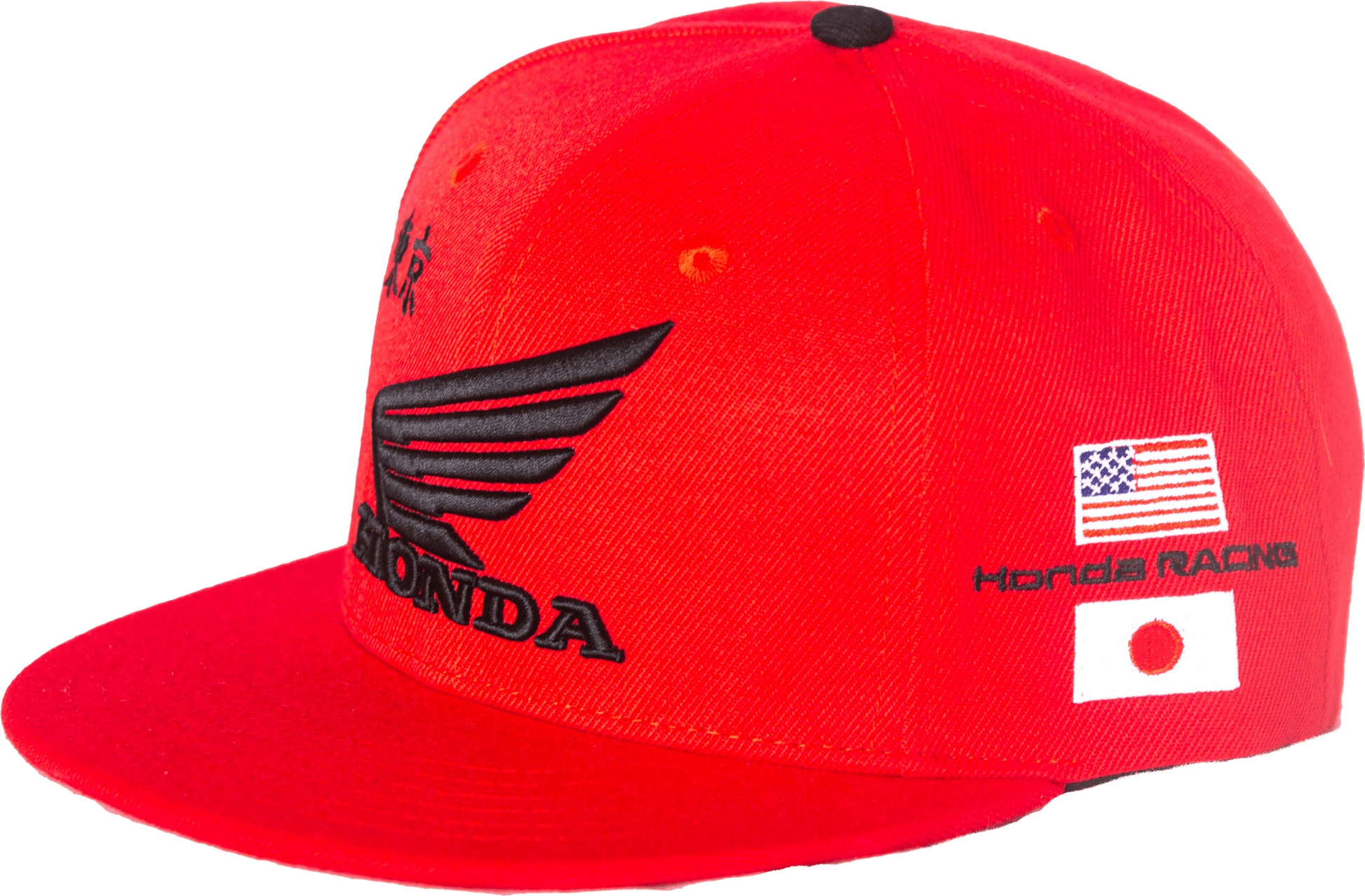 D-COR Honda Hat Factory Snapback in Red - Part Number 70-136-1 - Kelly Motorsports