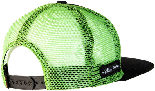 D-COR Kawasaki Hat Line Snapback Black - Part Number 70-133-1 - Kelly Motorsports