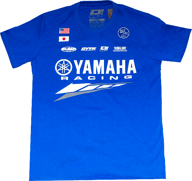 D-COR Yamaha Factory T-Shirt - Comfortable and Durable Apparel - Kelly Motorsports