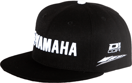 D-COR Yamaha Hat Factory Snapback Black - Part Number 70-144-1 - Kelly Motorsports