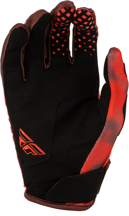 Youth Kinetic Blur Gloves Red/Maroon Yl
