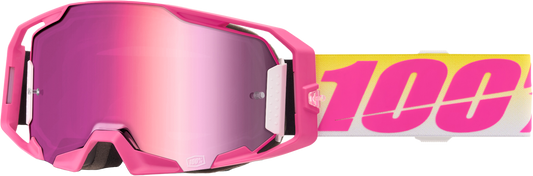 100-Percent Armatic Goggle with Sellars Mirror Pink Lens - MX Racing Eyewear