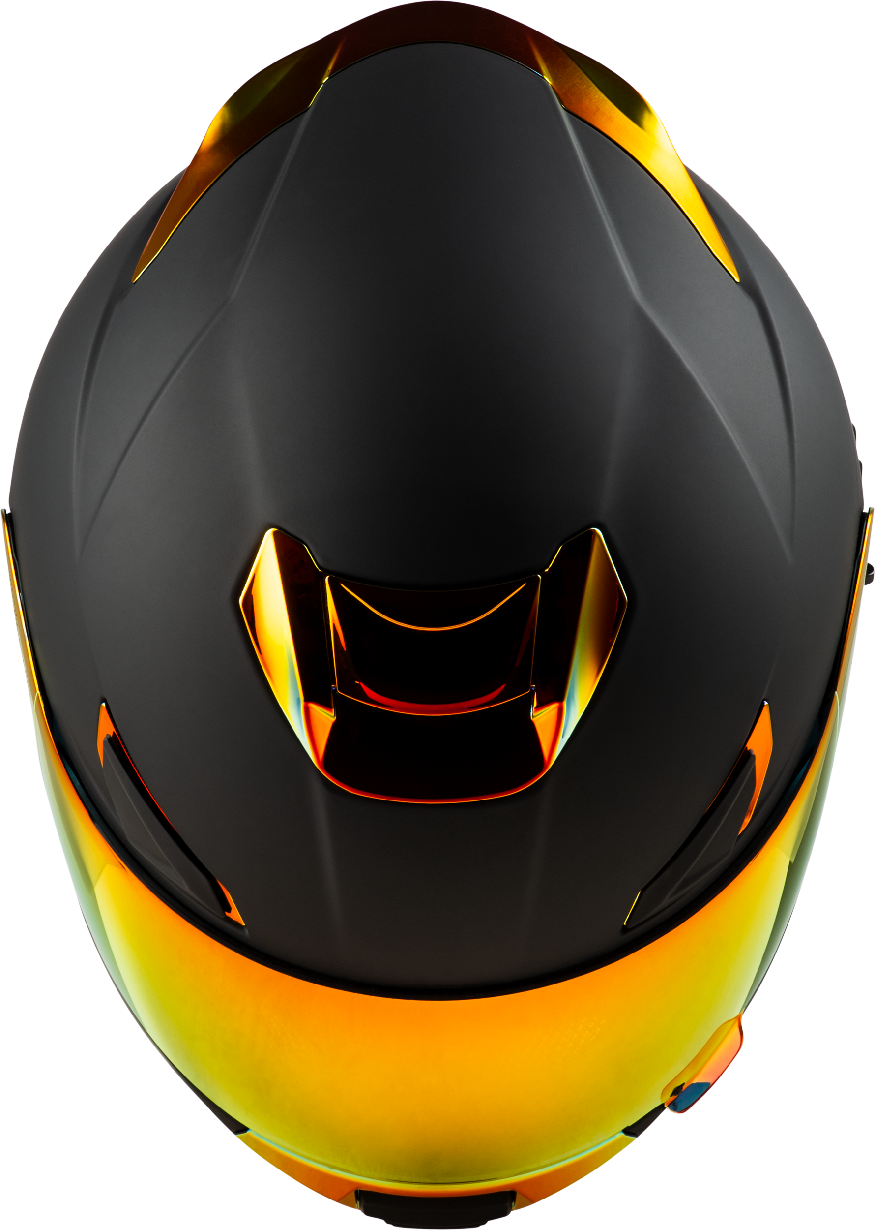 Sentinel Recon Helmet Matte Black/Fire Chrome 2x