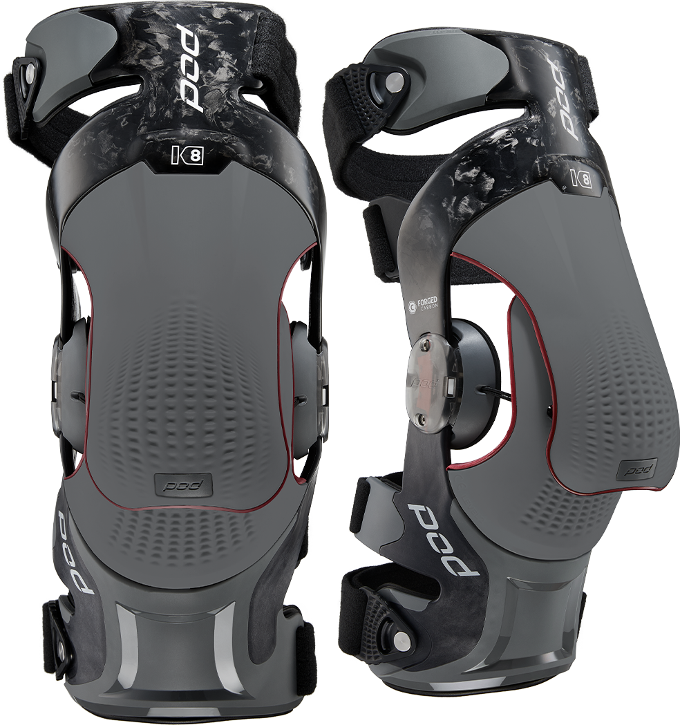 POD K8 3.0 Knee Brace Carbon Prepreg Composite and Adaptive Fit