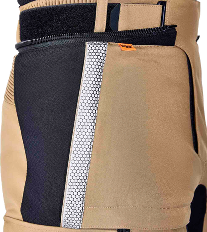 RST Ps Adventure D3O Pants Sand/Black Textile XL - Motorcycle Touring Pants with CE AA Certification