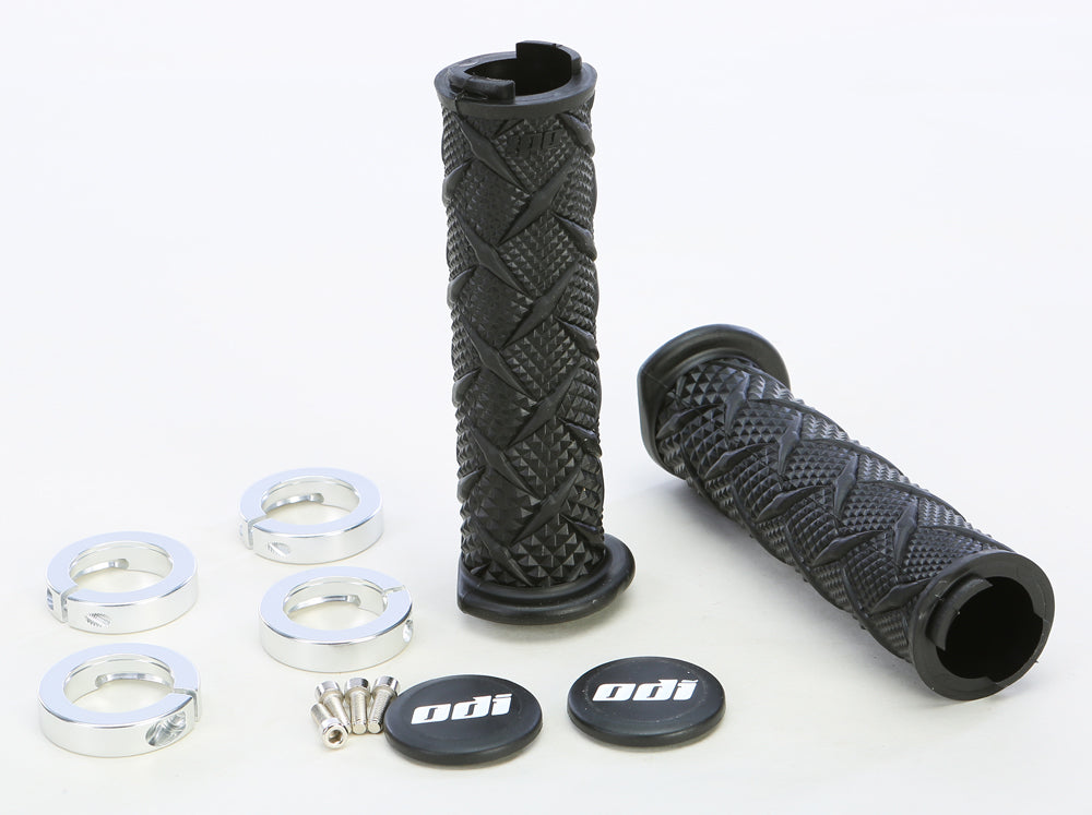 ODI ATV X Treme Lockon Grip Black/Silver - Part J30XTB-S