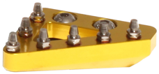 RFX FXRB 90101 99YL Solid Rear Brake Tip - Yellow