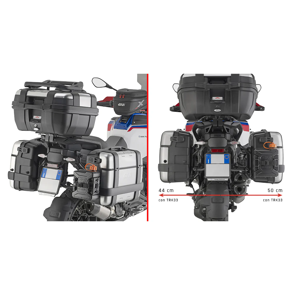 GIVI PLO5146MK Side Case Hardware for BMW with Monokey Cam-Side System