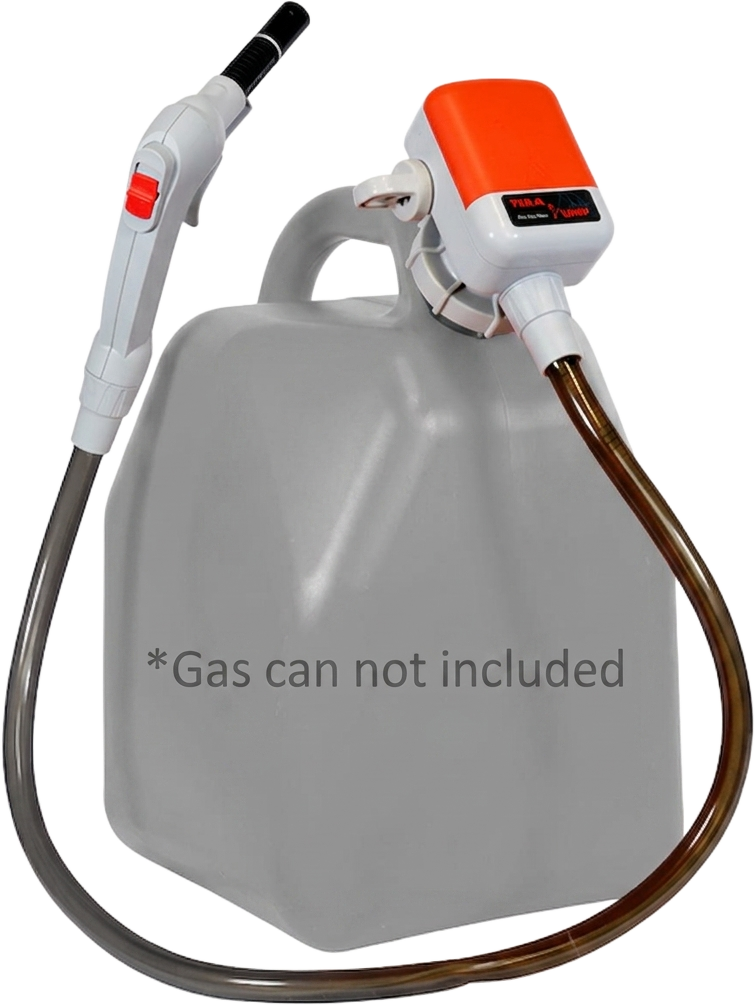 TERA PUMP Battery Powered Fuel Transfer Pump with Power Nozzle (Part #20177)