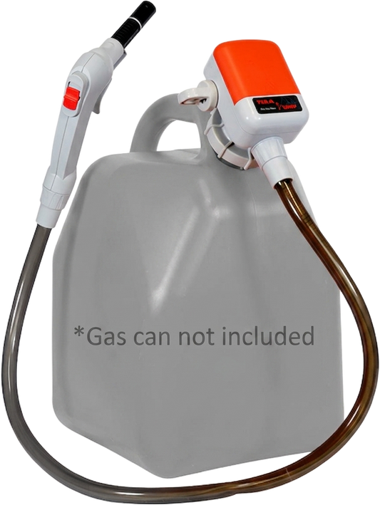 TERA PUMP Battery Powered Fuel Transfer Pump with Power Nozzle (Part #20177)