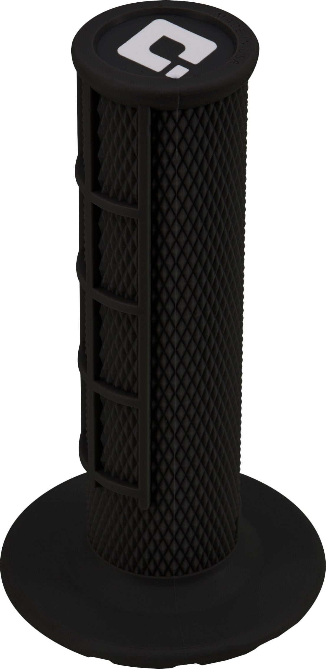 ODI Half Waffle Lock On Grip Black (Part H36HWB) for MX Bikes
