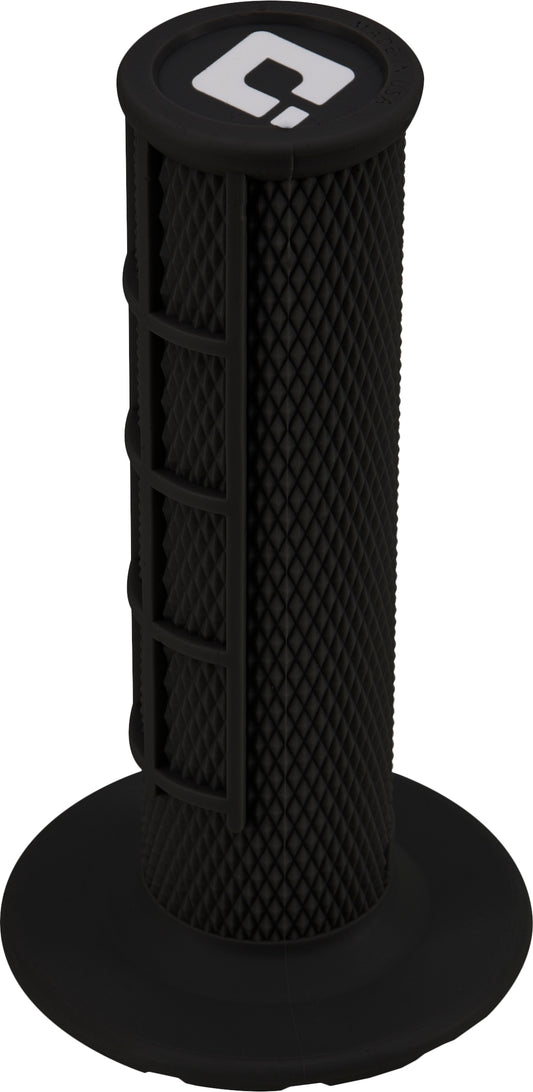 ODI Half Waffle Lock On Grip Black (Part H36HWB) for MX Bikes