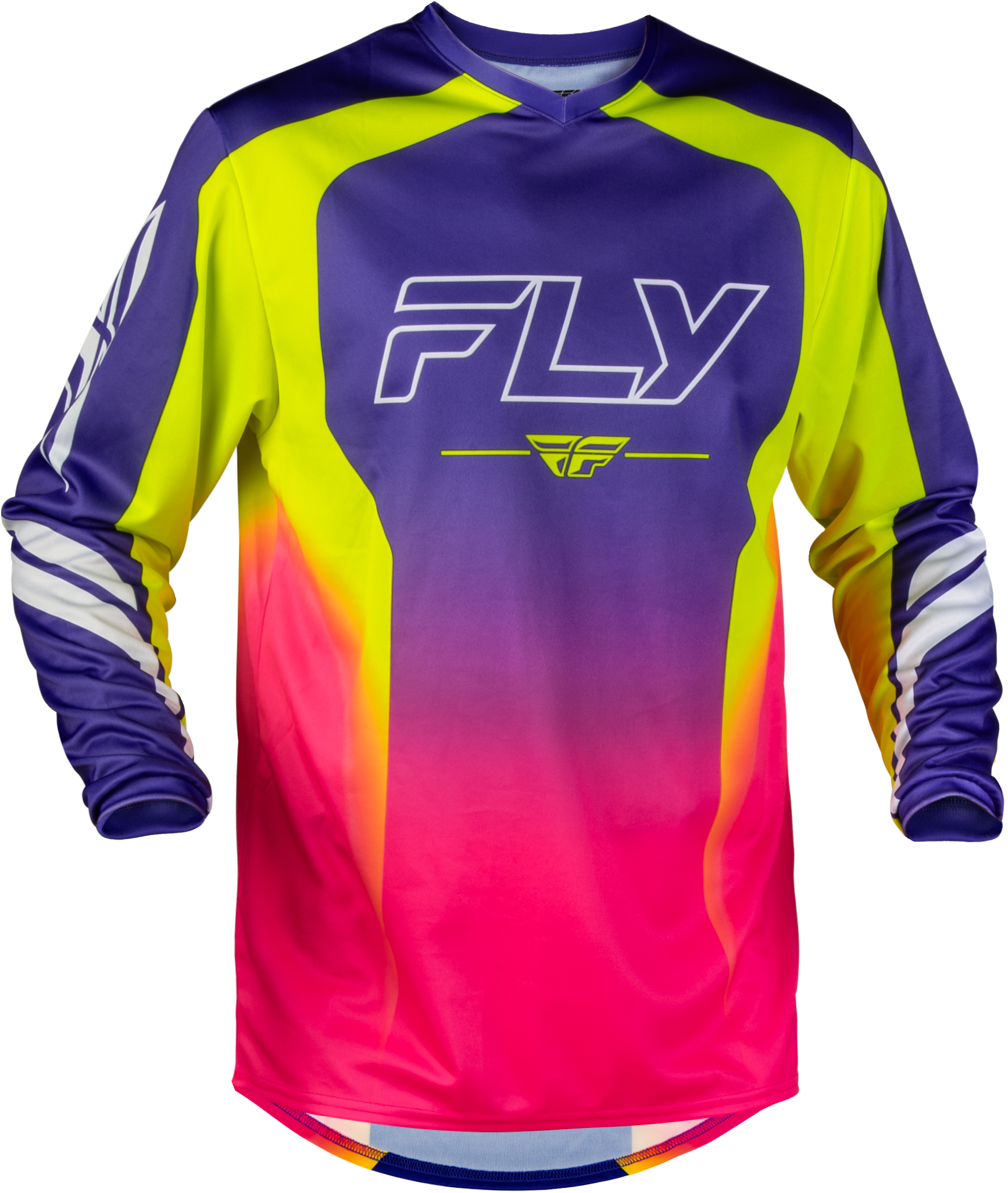 F 16 Raze Jersey Purple/Pink/Yellow Lg