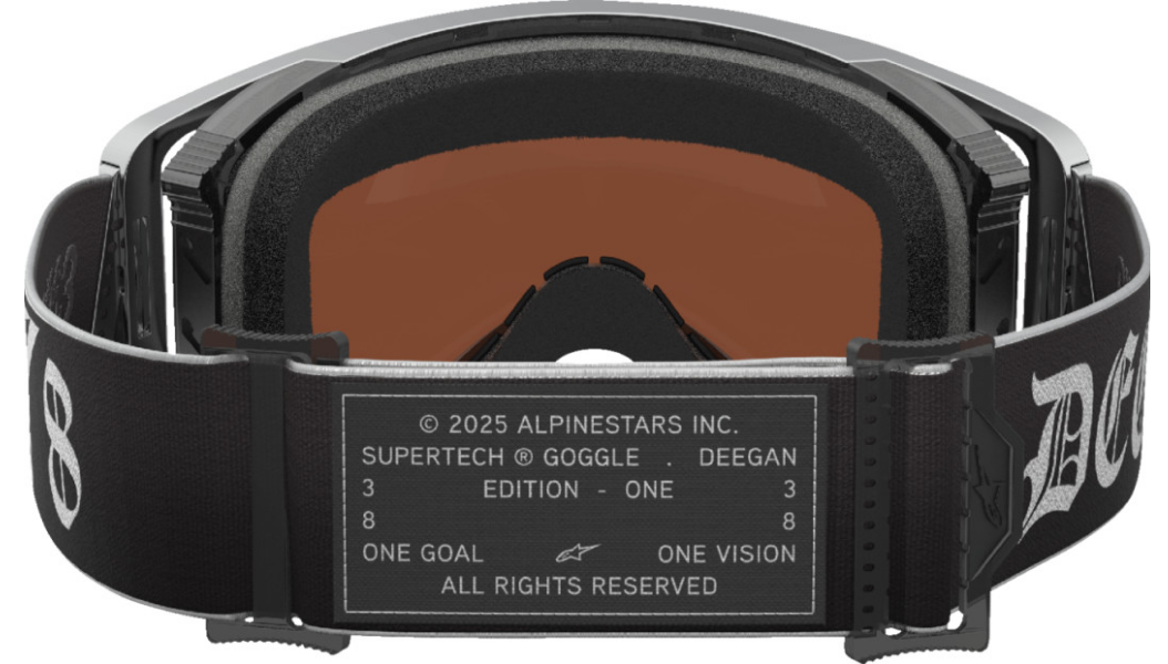 Alpinestars Supertech Limited Edition Deegan 38-XXV Goggles Silver Mirror Lens