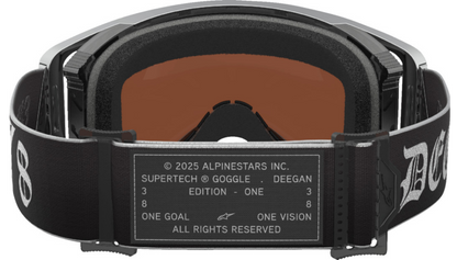 Alpinestars Supertech Limited Edition Deegan 38-XXV Goggles Silver Mirror Lens