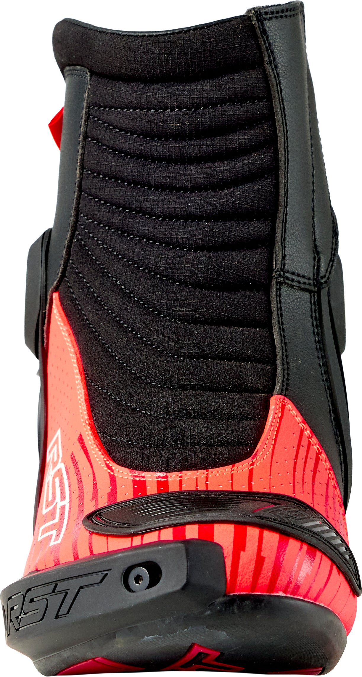 RST Tractech Evo D3o Short Boot Black and Flo Red Size 11.5