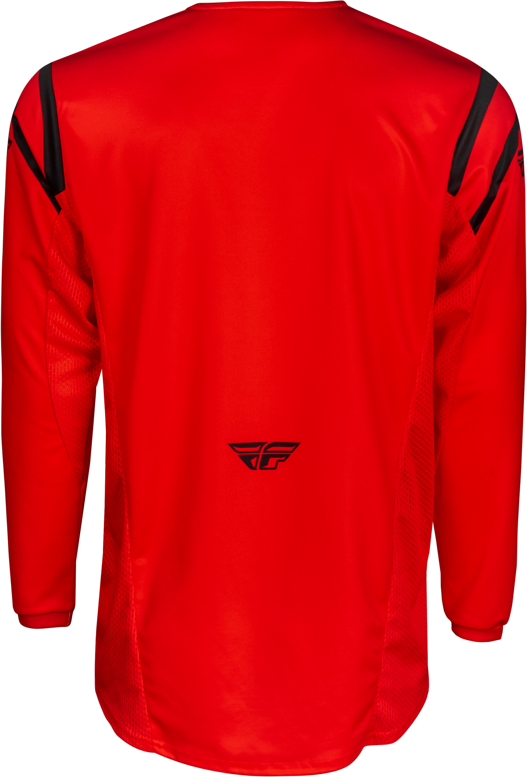 Fly Racing Kinetic Center Jersey Red/Black Medium – Performance Motocross Jersey with Ventilation and Comfort Features