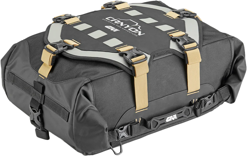 GIVI Canyon ADV Cargo Bag 45L Black - Durable Waterproof Motorcycle Storage