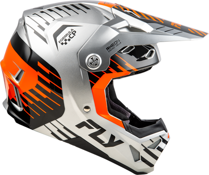 FLY RACING YOUTH FORMULA CP SLICE HELMET GREY/ORANGE/BLACK YL'YL