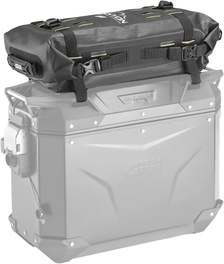 GIVI Canyon Advanced Cargo Bag 12L Black – Waterproof Motorcycle Storage with Quick-Release Mounts