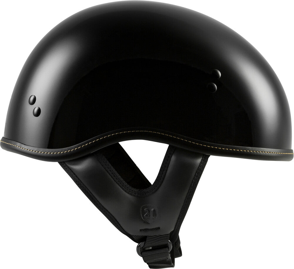 Highway 21 .357 Solid Half Helmets