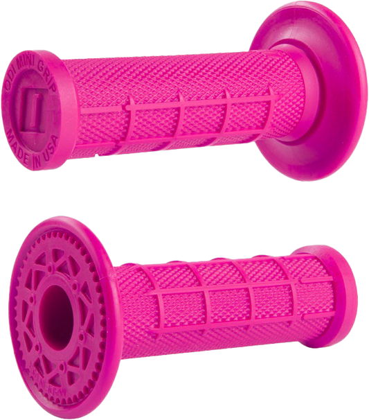 ODI Mini MX Half Waffle Grips Pink - Part H01MMP for 50cc Dirt Bikes