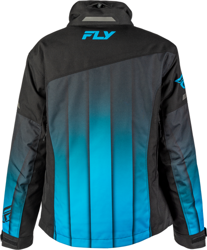 Fly Racing Women’s SNX Pro Jacket Blue/Black XS – Weatherproof, Breathable Snow Jacket with Insulation and Safety Features
