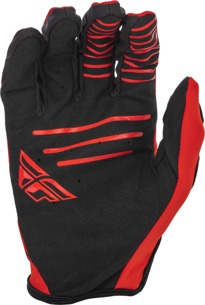 Fly Racing Windproof Gloves Black/Red Size 09 for High-Intensity Action Sports
