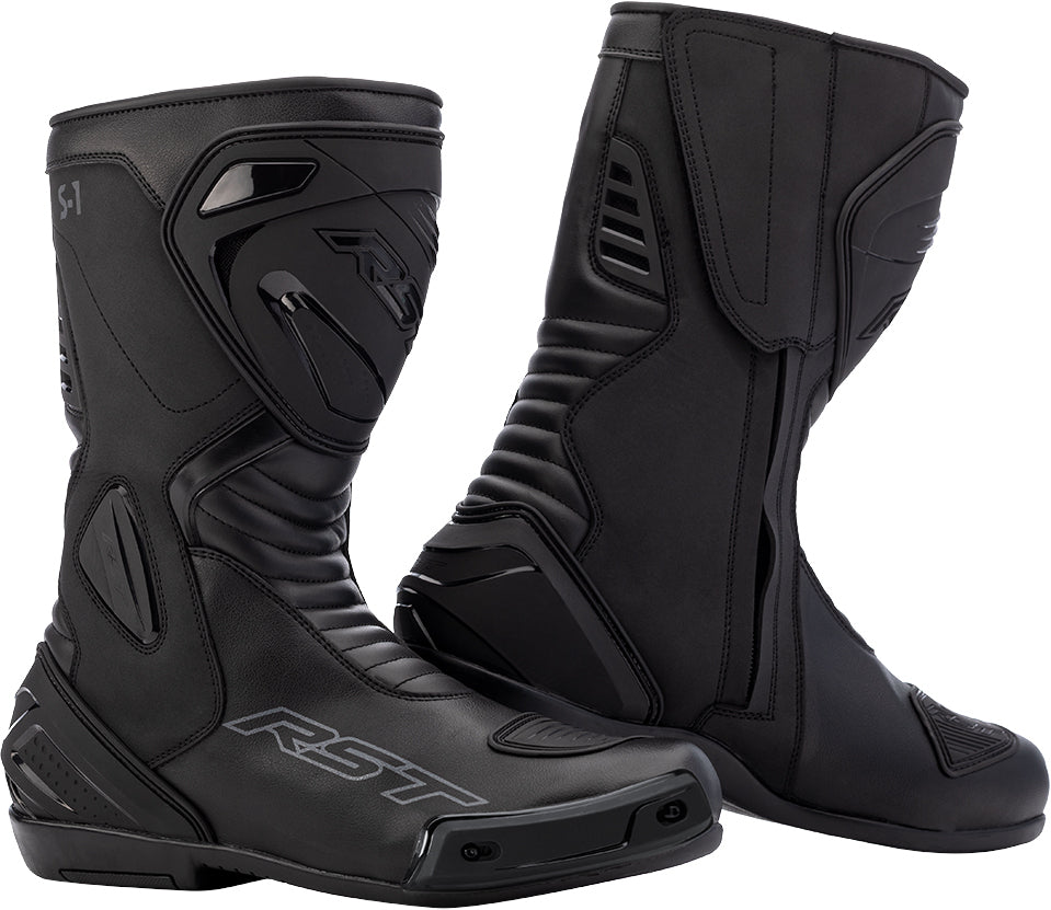 RST S1 CE Men’s Motorcycle Riding Boots - Black, Part Number 103050BLK-43