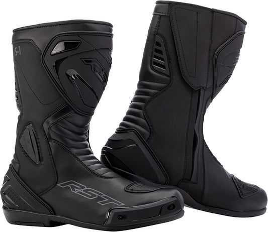RST S1 CE Men’s Motorcycle Riding Boots - Black, Size 9