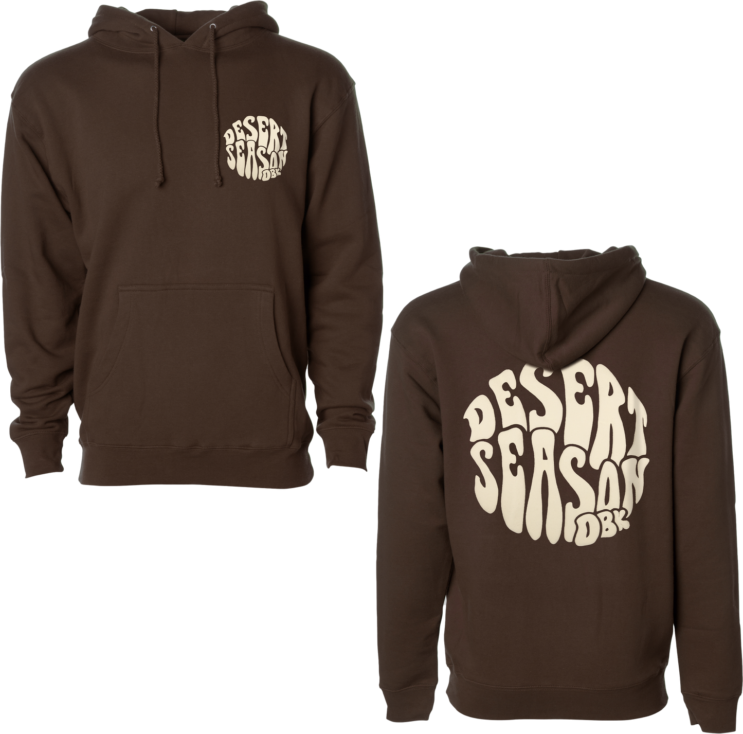 DBK Desert Season Hoodie Brown 2X - Comfortable Warmth and Classic Style