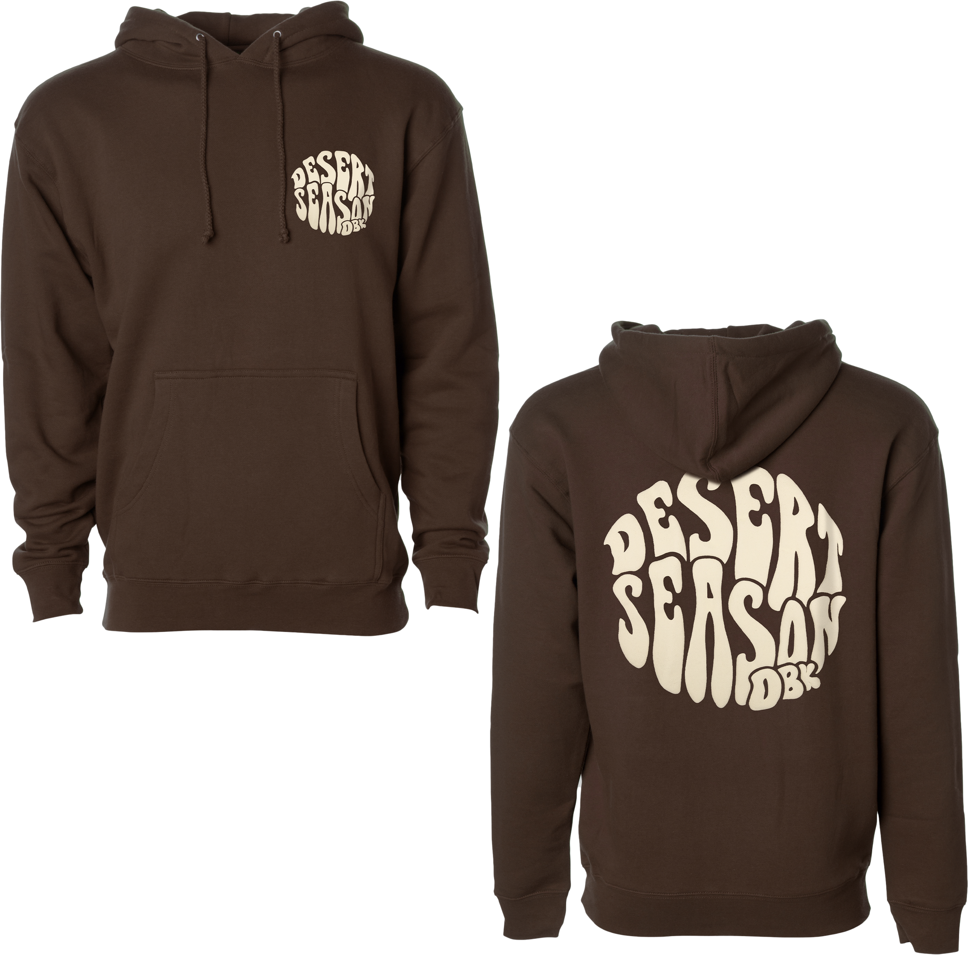 DBK Desert Season Hoodie Brown 2X - Comfortable Warmth and Classic Style