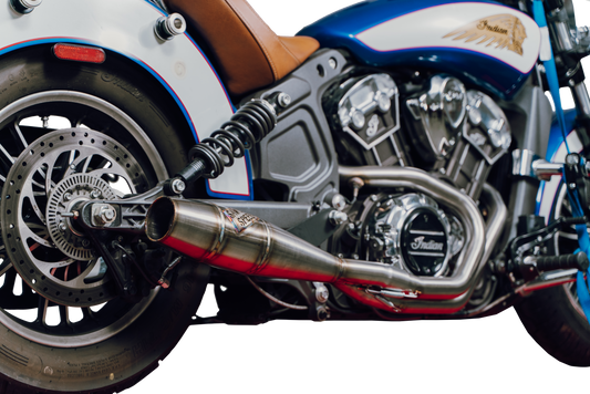 Indian Scout Long Cannon Exhaust