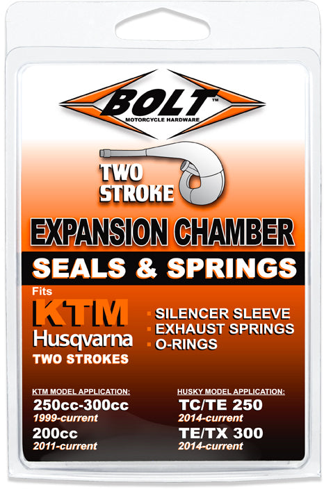 BOLT 2 Stroke O Ring Spring and Coupler Kit for KTM 250 SX (1999-2008) - Model EU.EX.200-300CC