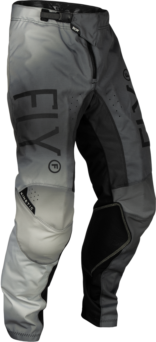 Fly Racing Youth Kinetic Prodigy Pants Black/Light Grey Size 18