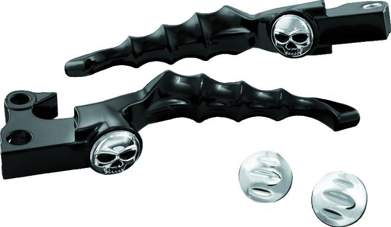 Kuryakyn Zombie Levers for Harley-Davidson Touring Models - Gloss Black, Part #kur1091