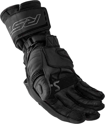 RST S1 Leather Gloves for Men and Women - Black, Size XL